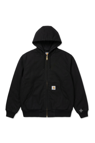 Carhartt Rework Hoodie Black Jacket